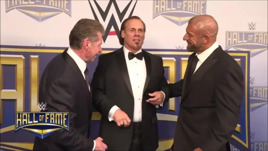 Sting,Vince McMahon & Triple H ( Hall of Fame 2016)