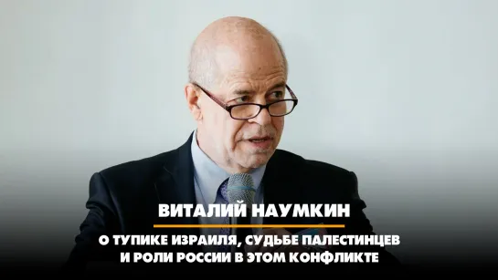 Виталий НАУМКИН: О тупике Израиля, судьбе палестинцев и роли России в этом конфликте | 10.11.2023