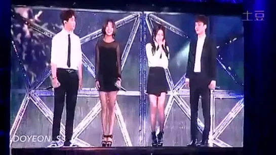 141018 Henry, Luna, Chen & Wendy - That's what friends are for @ SMTown Shanghai