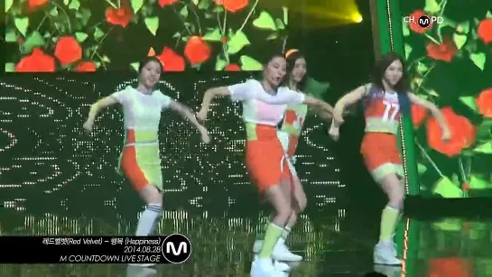 140828 Red Velvet - “Happiness” @ M! Countdown (MPD ver.)