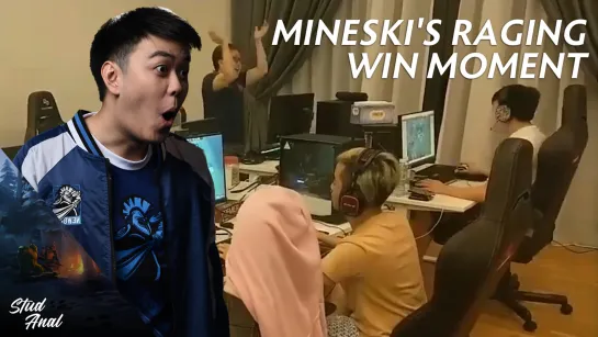 Mineski's raging win moment