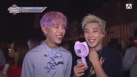 [BACKSTAGE] [24.09.17] M COUNTDOWN Backstage - B.A.P cut (full ver.)