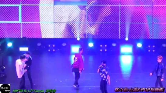 [FANCAM] [08.07.18] B.A.P LIMITED in Taipei: Be Happy