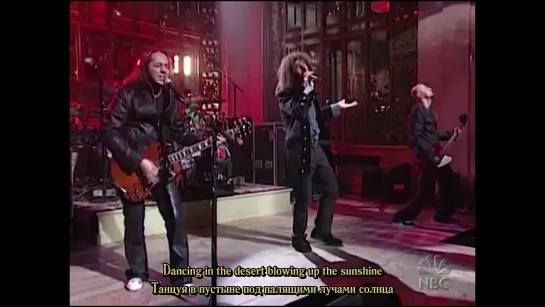 System Of A Down - "B.Y.O.B. + Aerials" + перевод на русский (Live @ Saturday Night Live 2005)