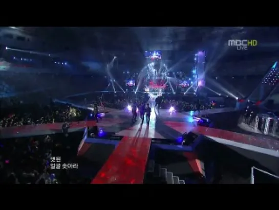 FT Island +CNBLUE + 2PM + Super Junior - We Will Rock You (by Queen) (MBC Gayo Daejun) 720 p [111231]