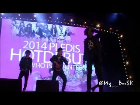 [FANCAM] 131130 롯데월드 세븐틴 (Seventeen at Lotte World) 파이널 오디션 불꽃놀이