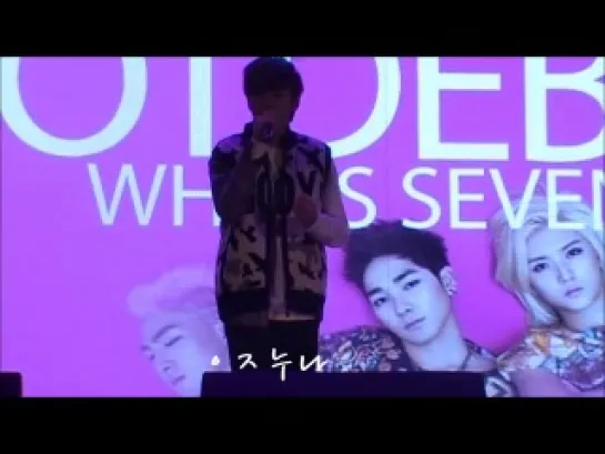 [FANCAM] 131130 롯데월드 (Seventeen at Lotte World) 파이널 오디션 나비무덤 승관ver (Seungkwan focus)