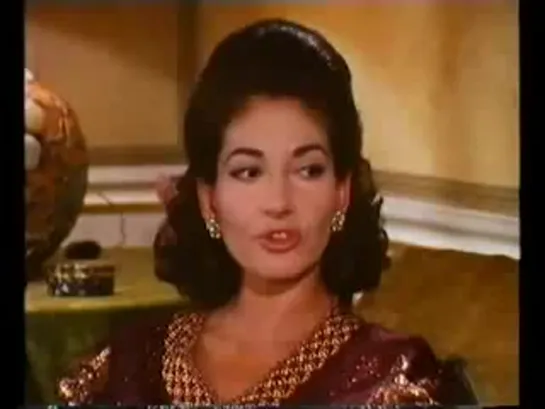 Maria Callas - Interview "Really Great Career"