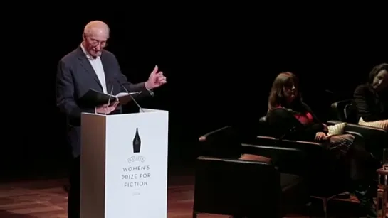 Charles Dance on behalf of Donna Tartt at the Baileys Prize Shortlist Readings