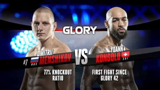 Glory 69 Dmitry Menshikov vs Yoann Kongolo