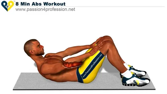 Lvl 1 - 8 Min Abs Workout, how to have six pack