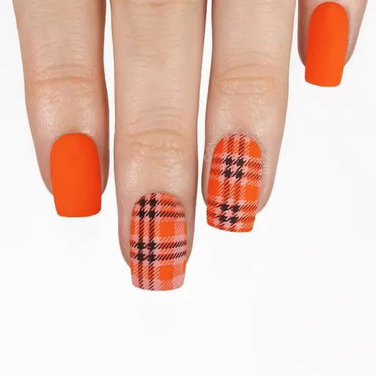 Halloween plaid! 🧡🖤🧡