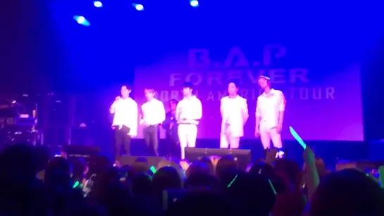 [FANCAM] [25.11.18] B.A.P 'FOREVER' TOUR — Toronto