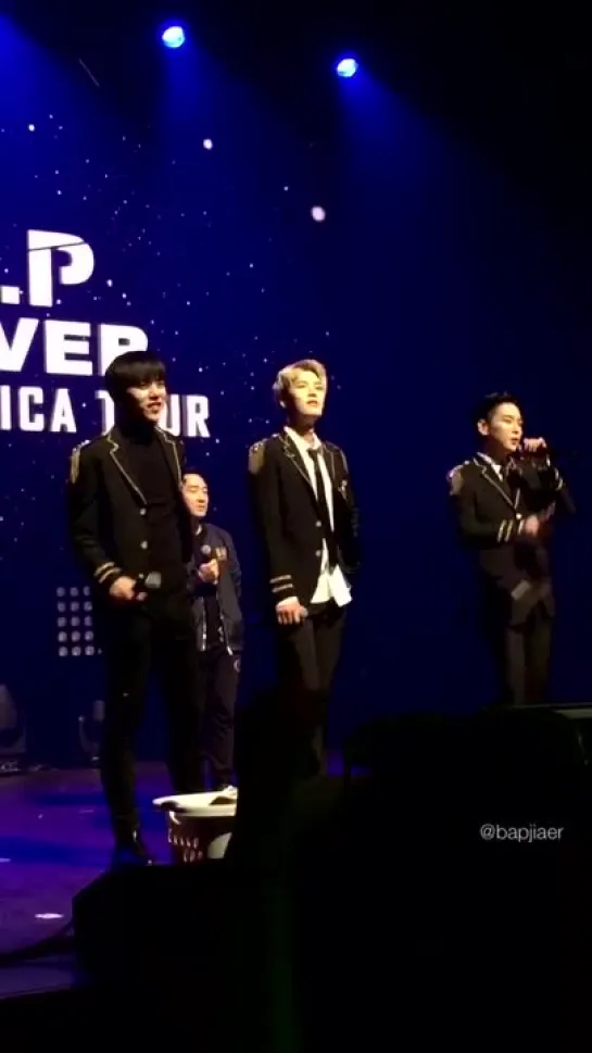 [FANCAM] [24.11.18] B.A.P 'FOREVER' TOUR — Minneapolis