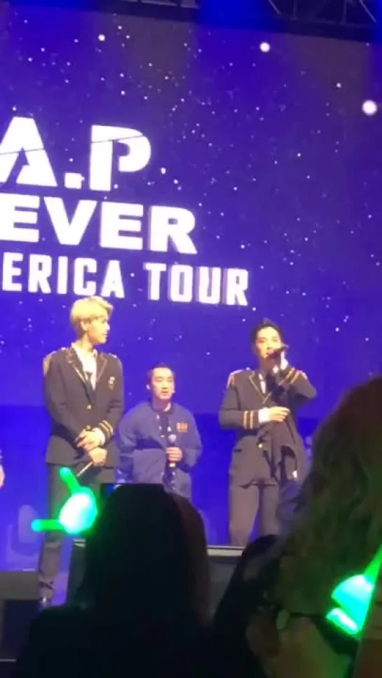 [FANCAM] [24.11.18] B.A.P 'FOREVER' TOUR — Minneapolis