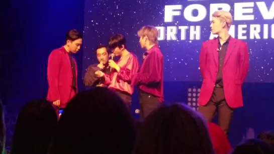 [FANCAM] [15.11.18] B.A.P 'FOREVER' TOUR — Chicago: Q&A Ment