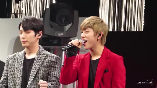 [Fancam] [31.03.14] B.A.P  - The FIRST DATE with BABY JAPAN’ Fanmeeting - Stop It (Daehyun focused)