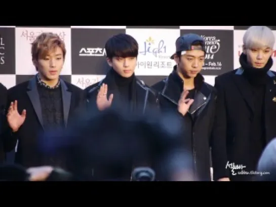 [Fancam] 23/01/14 B.A.P - Red Carpet - Seoul Music Awards