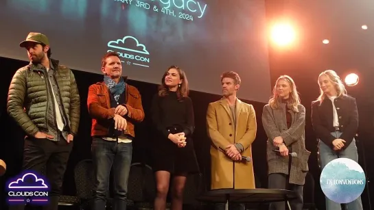 Closing ceremony of The Blood Legacy convention in Paris with the casts of TVD,