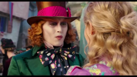 Алиса в Зазеркалье (2016 Alice Through The Looking Glass) Официальный русский фрагмент: Встреча с молодым Шляпником