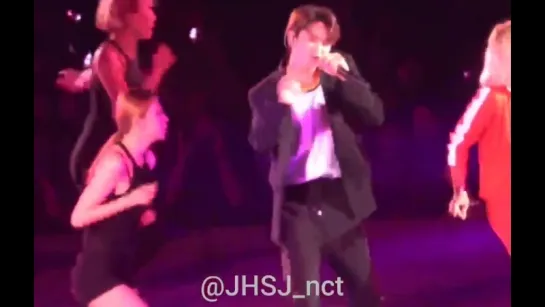 [fancam] 180728 Lucas (NCT) & Hyoyeon (SNSD) - Wannabe @ SMTOWN in Osaka D-1