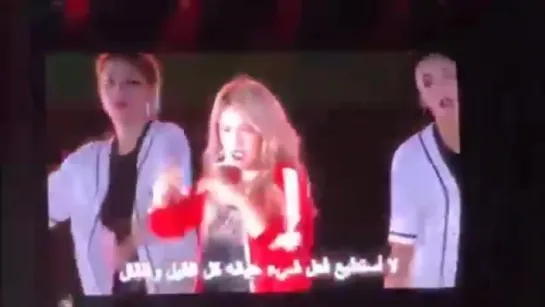 [fancam] 180406 Hyoyeon (SNSD) - Wannabe (Feat. Lucas (NCT)) @ SMTOWN in Dubai