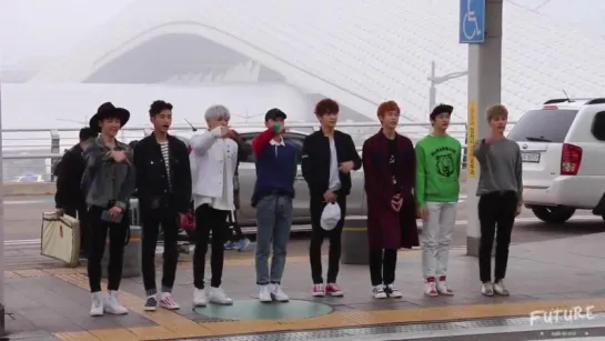 [fancam] 160408 NCT U greeting @ Incheon Airport