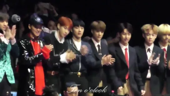 [fancam] 161202 NCT Reaction to Taemin Win Best Dance Perf. Solo @ MAMA 2016