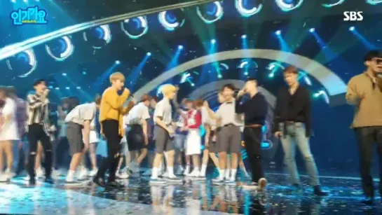 [fancam] 160828 NCT & EXO @  Inkigayo Encore