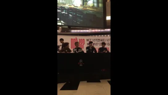 [Fancam] 160722 NCT 127 @ Fansign at IFC Mall North Artium