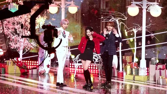 [211225] Stray Kids » Jungwoo X Minju X Lee Know - Merry Christmas In Advance (Fancam) » Music Core