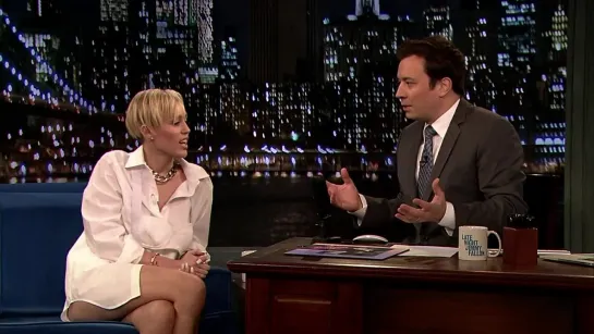 Miley Cyrus on Jimmy Fallon Show  1 часть