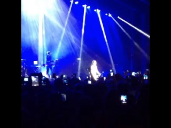 Selena performing "Stars Dance" tonight in Denmark