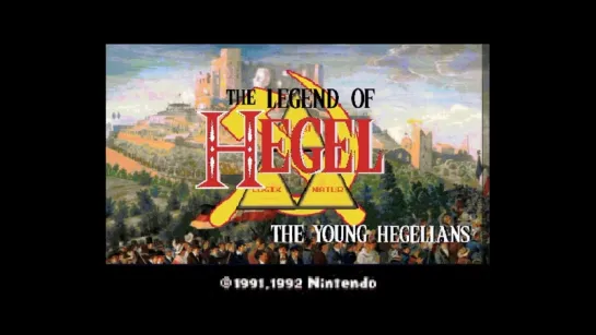 The Legend of Hegel : The Young Hegelians