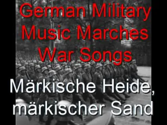 German Military War Songs-Markische Heide