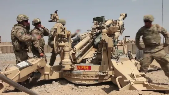 173RD AIRBORNE M777 HOWITZER FIRE MISSION - AFGHANISTAN