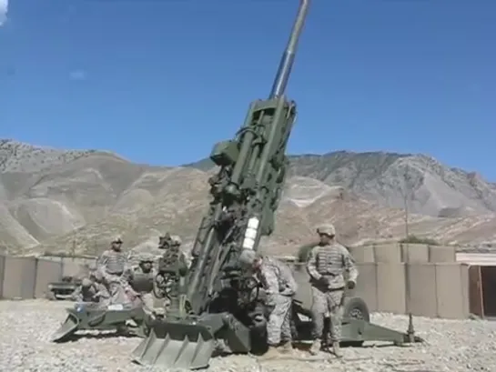 Taliban dying! Artillery fire in Afghanistan (Pech river Valley)