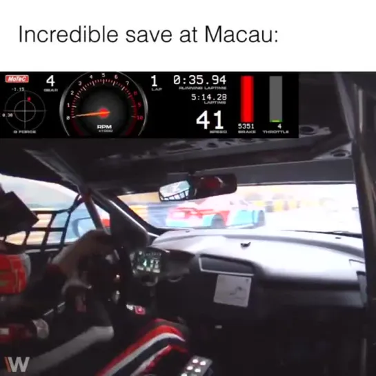 Incredible save in Macau