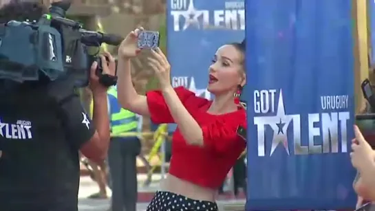 Natalia Oreiro y el jurado de Got Talent Uruguay se presentaron en Maldonado