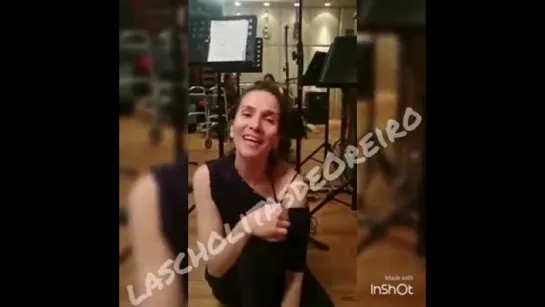 Natalia Oreiro saluda Las Cholitas de Oreiro - 28.10.2016