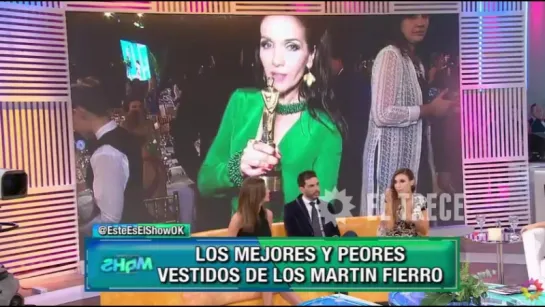 Natalia Oreiro  Martin Fierro 2016 супер эксперты....