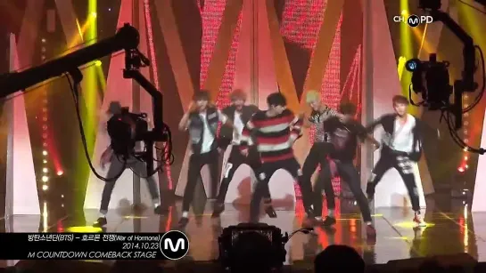 141023 BTS - War of hormone @ M!Countdown (MPD Version)