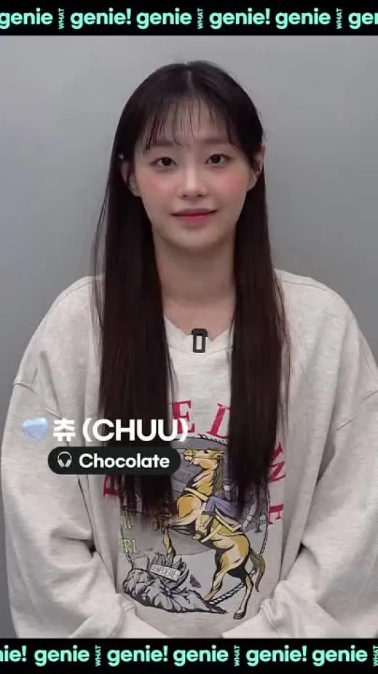 240213 Chuu message for geniemusic