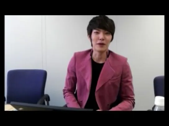 Kim Woo Bin message