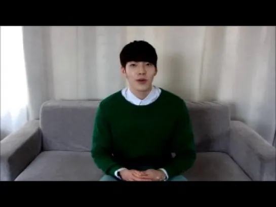 【haru-hana】Vol.19　KIM WOO BIN Message