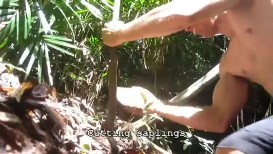 Building A Primitive Thatched Dome Hut From Scratch