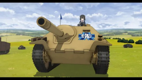 Девушки и танки (Girls und Panzer das Finale) (2017) трейлер русский язык HD / аниме /