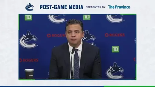 Coach Green speaks to media following tonight's game vs. the Oilers.