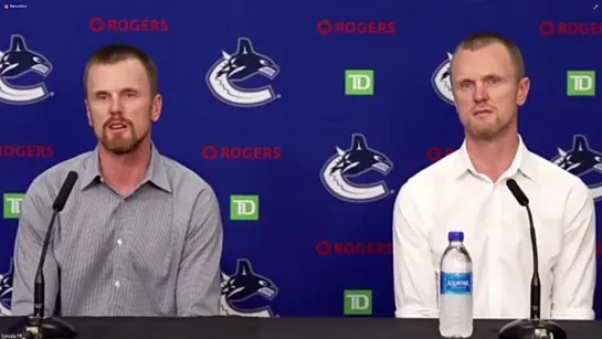 Henrik & Daniel Sedin Officially Introduced In Their New Roles With Canucks | FULL Press Conference