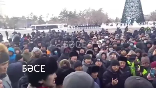 Даешь парламентскую Республику! Митинг в Павлодаре. 5.01.2022 _ БАСЕ